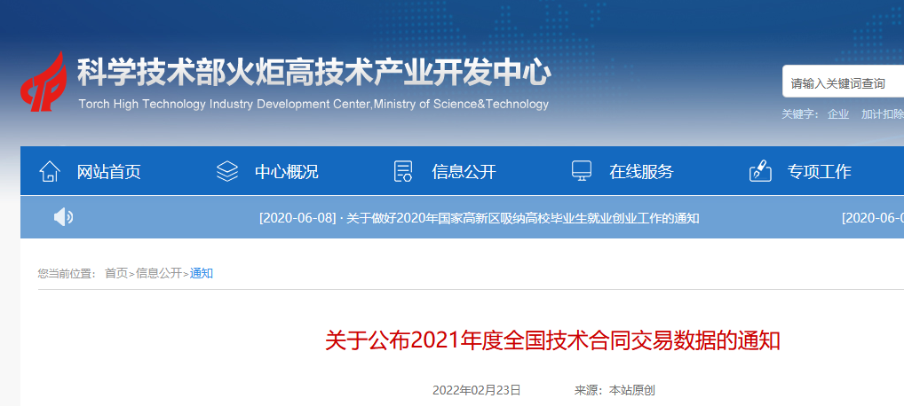 2021年全國技術(shù)合同成交額37294.3億,其中技術(shù)交易額為24911.12億! 2021年全國技術(shù)合同成交額37294.3億,其中技術(shù)交易額為24911.12億!